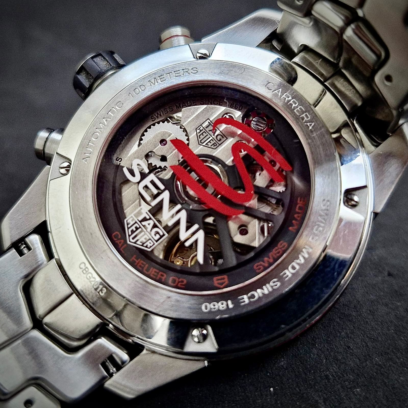 TAG HEUER CARRERA CALIBRE HEUER 02 AYRTON SENNA