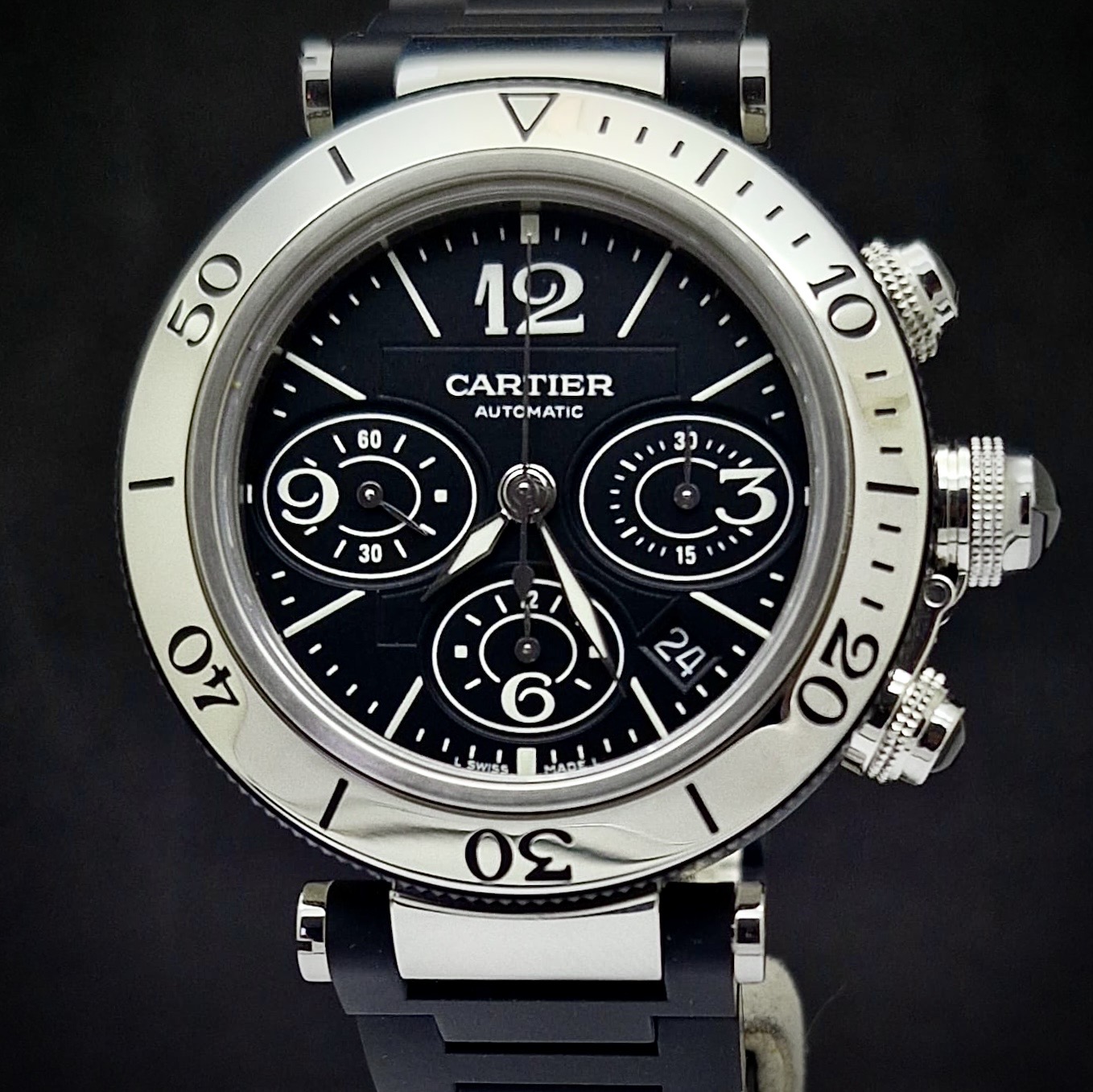 CARTIER PASHA SEATIMER CHRONOGRAPH