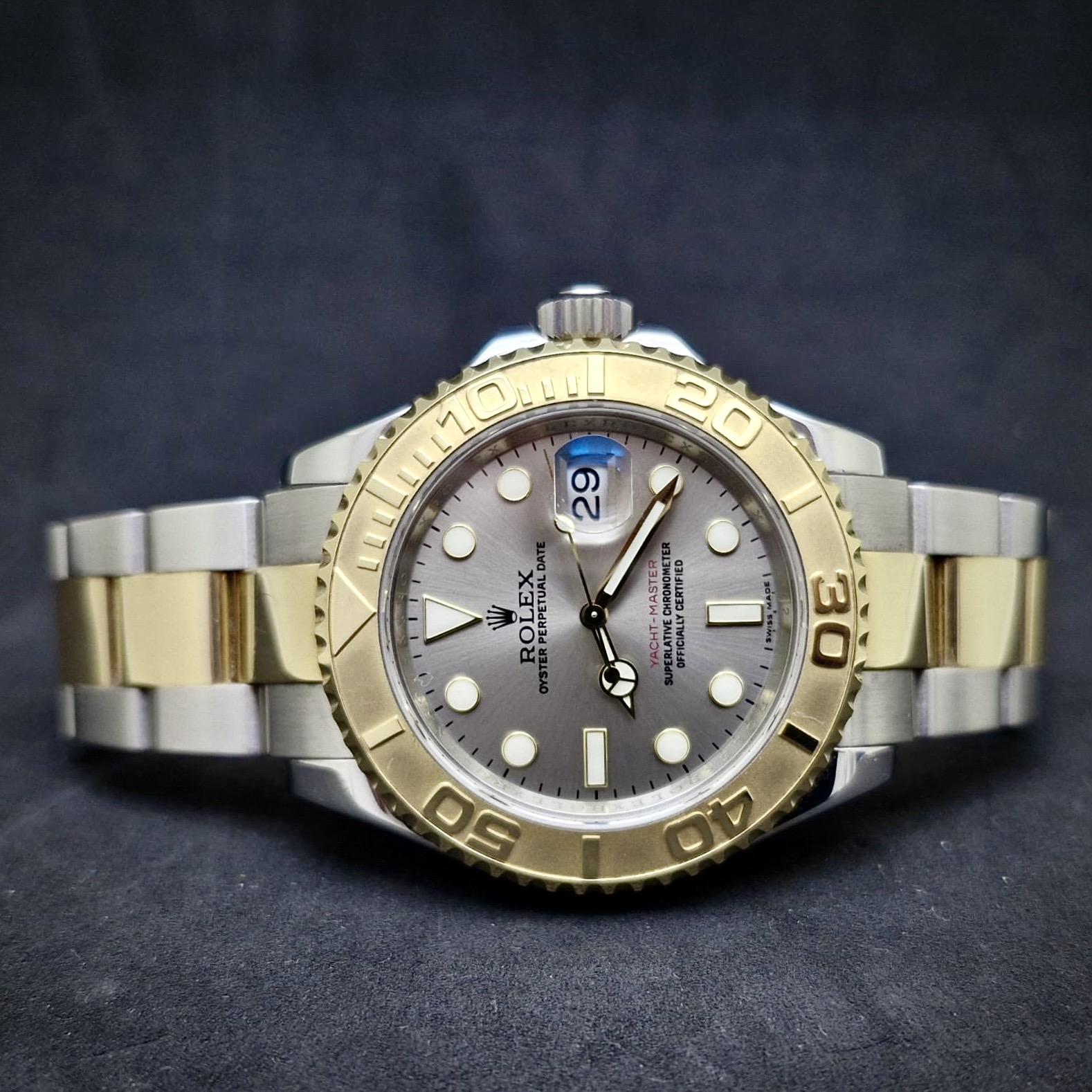 ROLEX YACHT-MASTER II GOLD & STELL