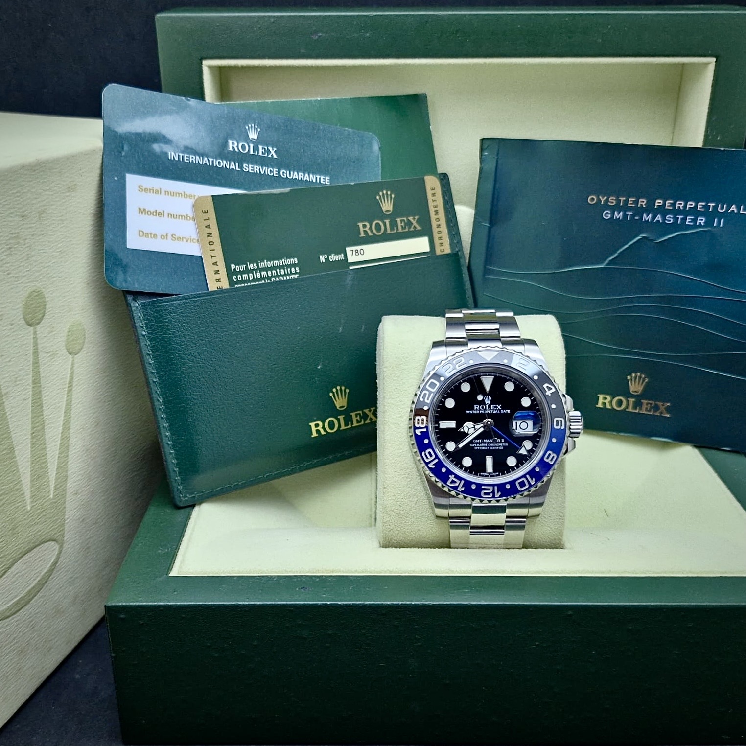 ROLEX GMT MASTER II - BATMAN