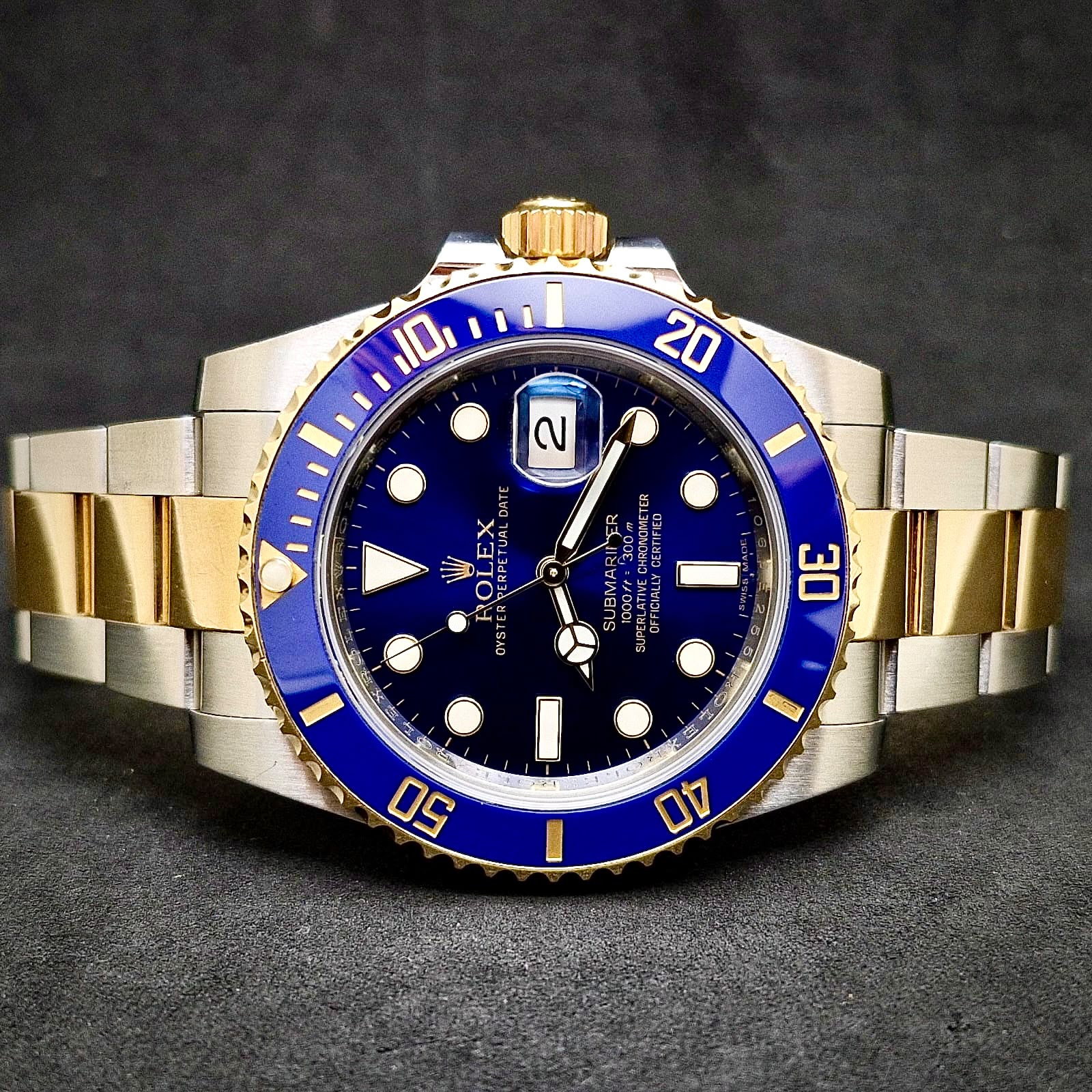 ROLEX SUBMARINER DATE GOLD & STEEL