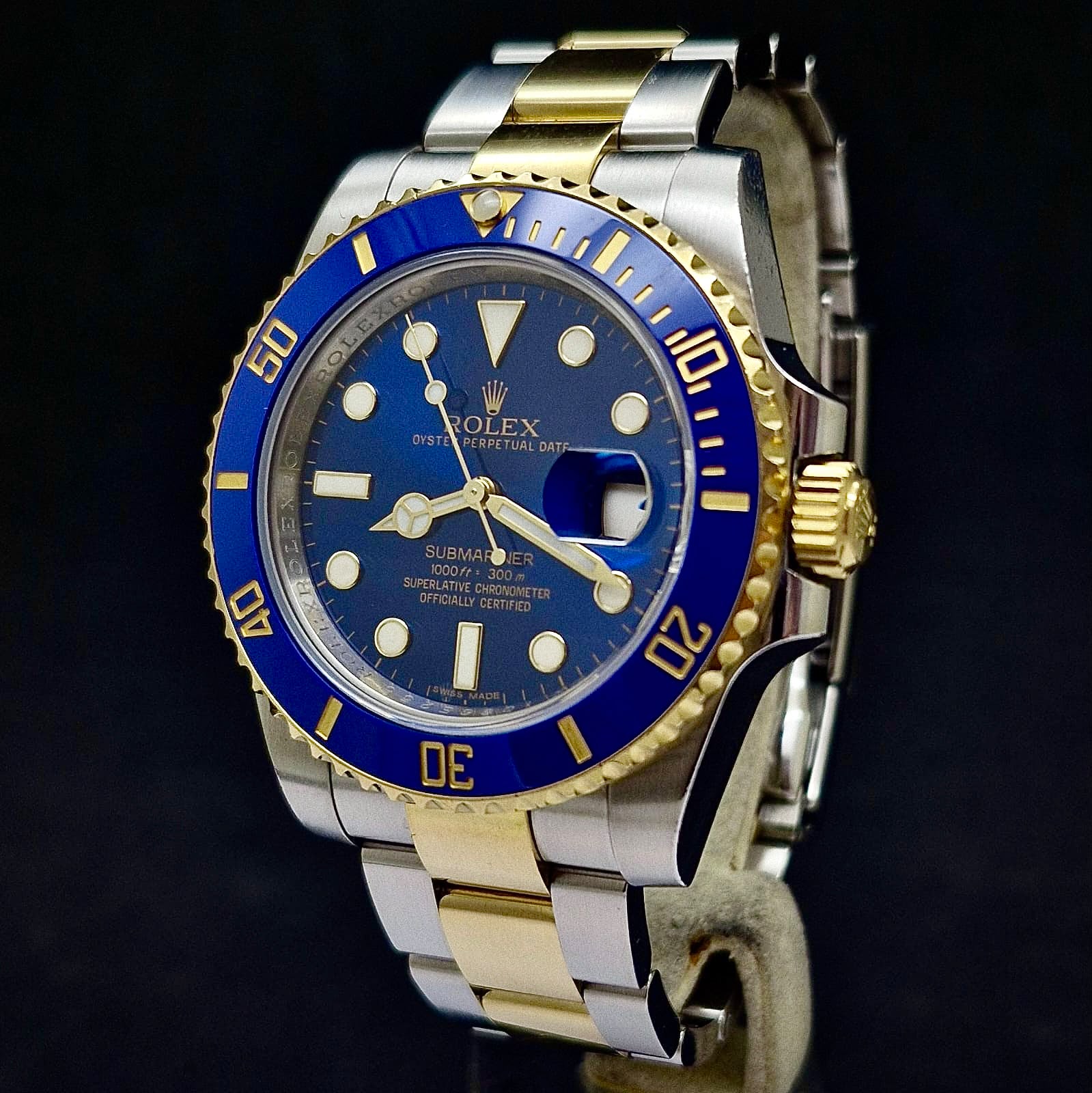ROLEX SUBMARINER DATE GOLD & STEEL