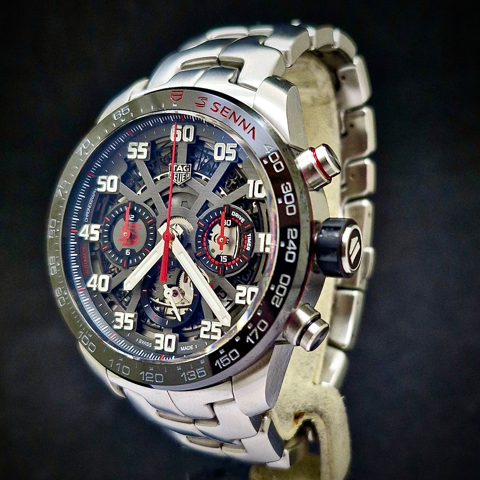 TAG HEUER CARRERA CALIBRE HEUER 02 AYRTON SENNA