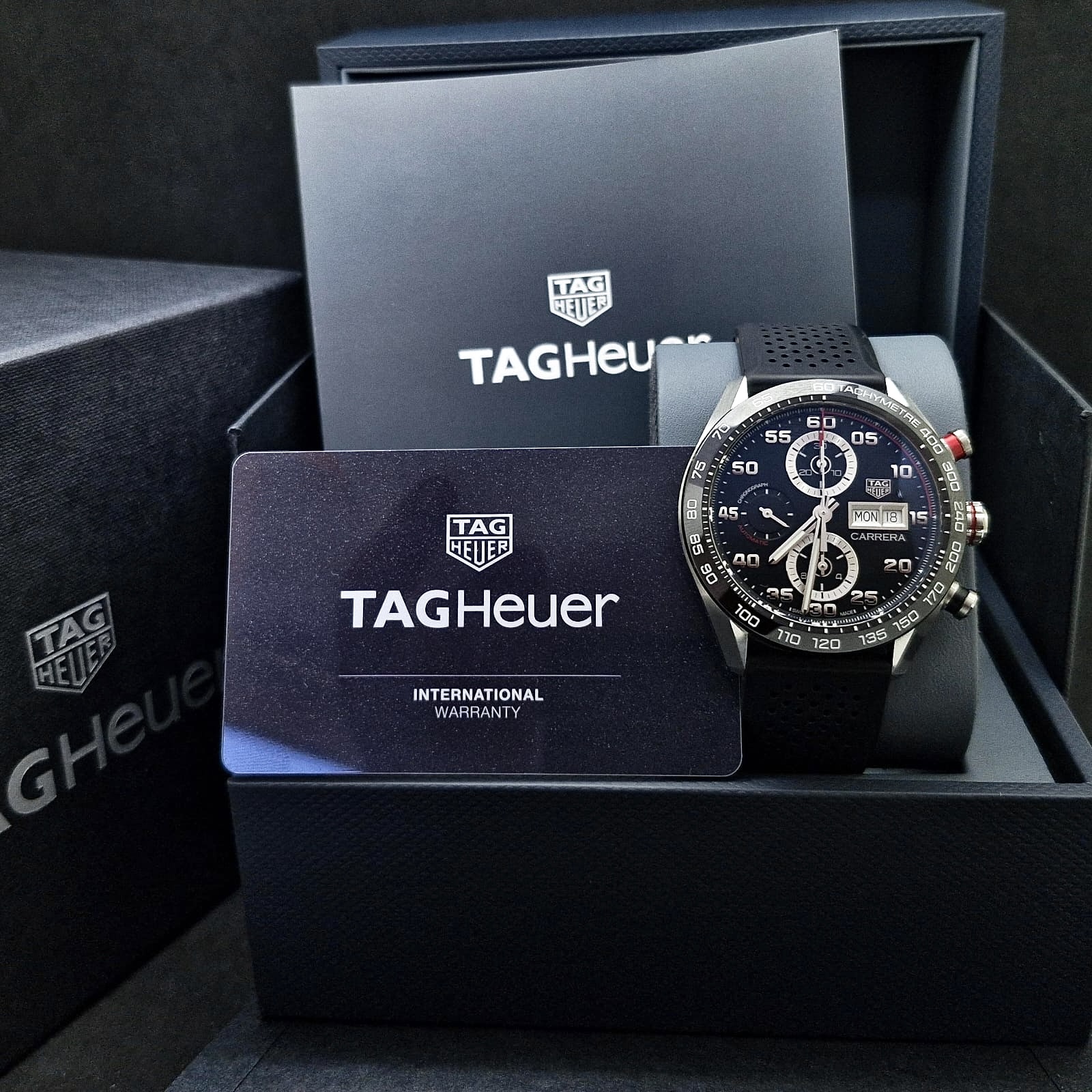 TAG HEUER CARRERA DAY-DATE CHRONOGRAPH