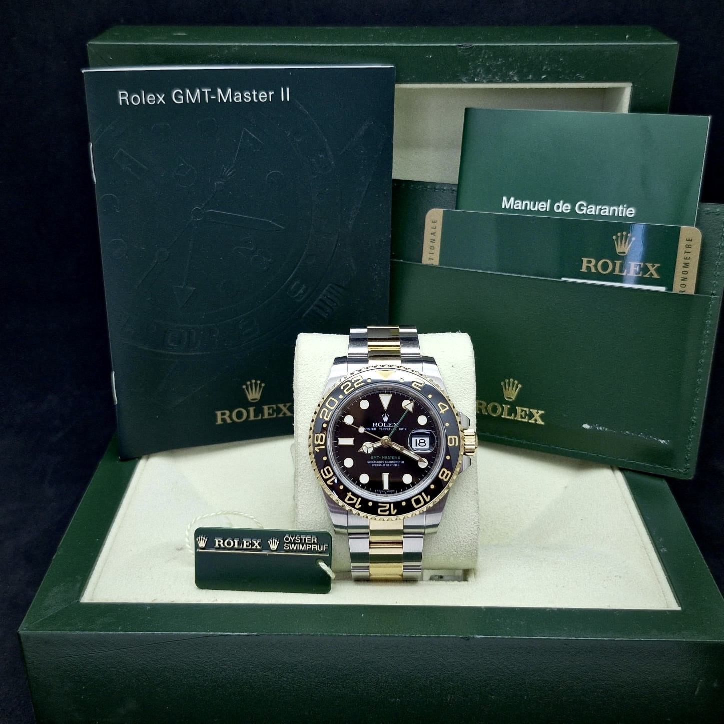 ROLEX GMT MASTER II - GOLD & STEEL