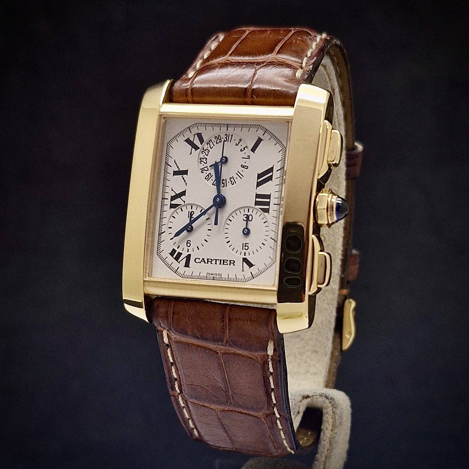 CARTIER TANK FRANCAISE CHRONOFLEX