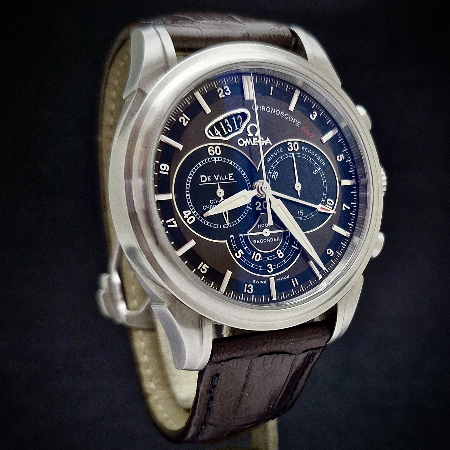 OMEGA DE VILLE CHRONOSCOPE GMT