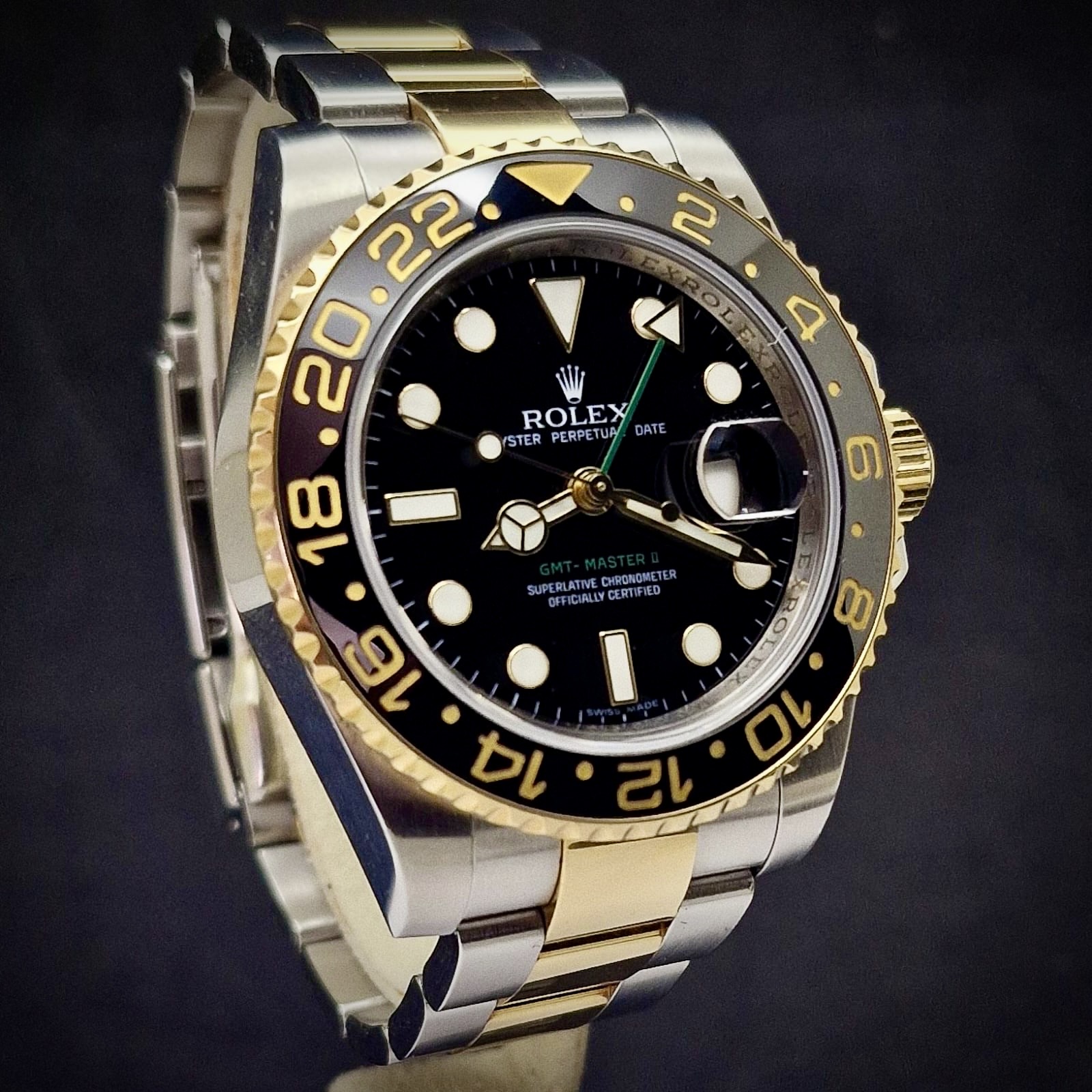 ROLEX GMT MASTER II - GOLD & STEEL