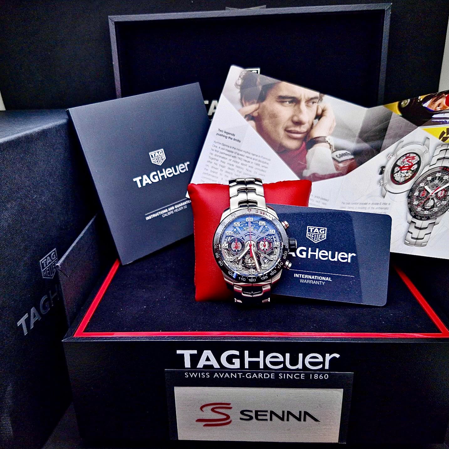 TAG HEUER CARRERA CALIBRE HEUER 02 AYRTON SENNA
