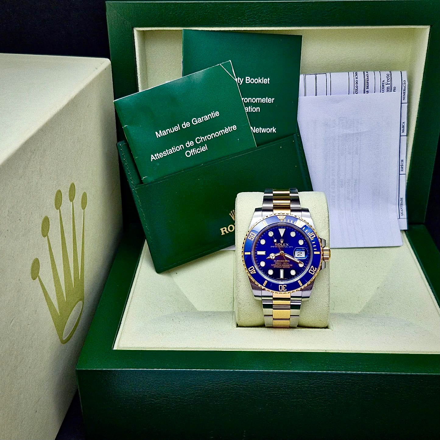 ROLEX SUBMARINER DATE GOLD & STEEL
