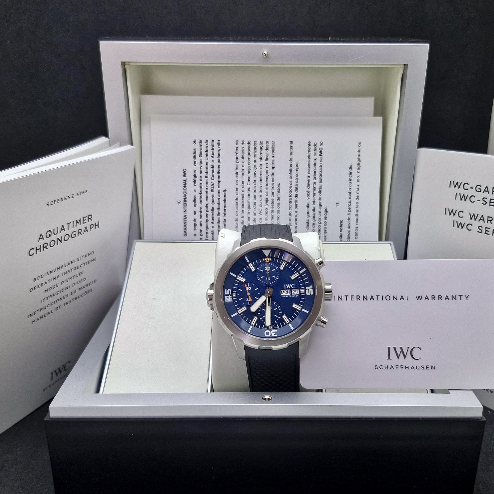 IWC AQUATIMER CHRONOGRAPH -JACQUES COUSTEAU