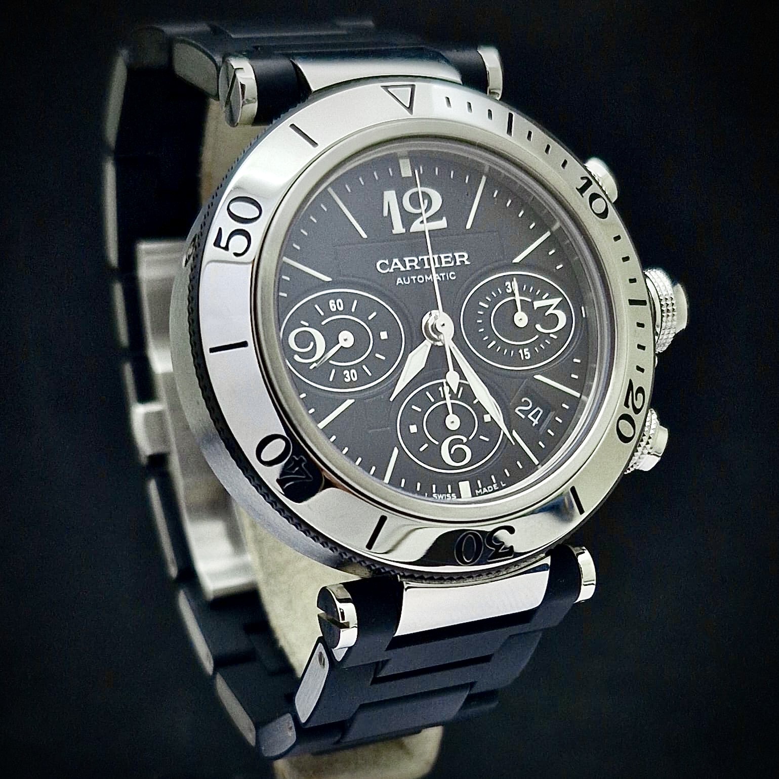CARTIER PASHA SEATIMER CHRONOGRAPH