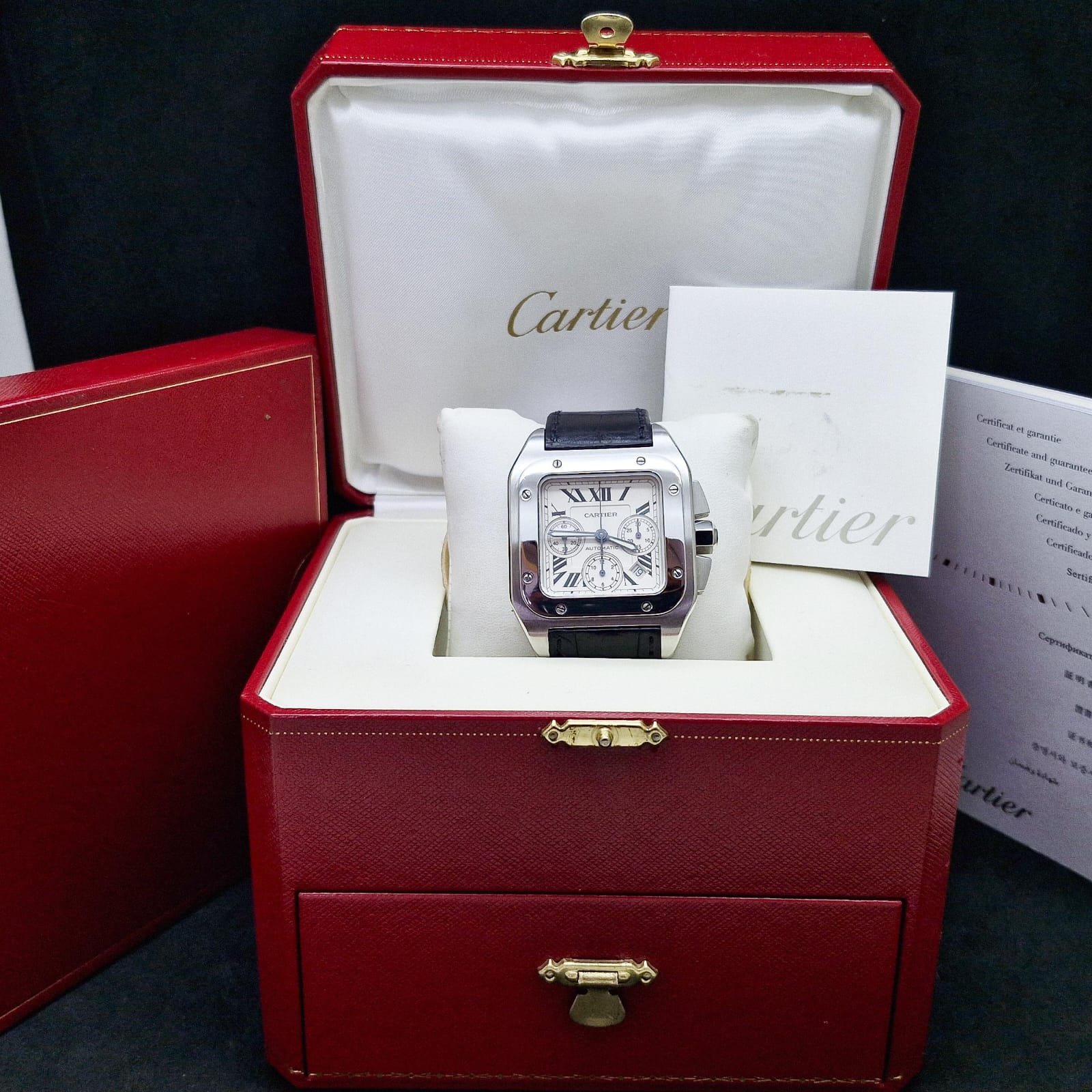 CARTIER SANTOS 100 XL CHRONOGRAPH