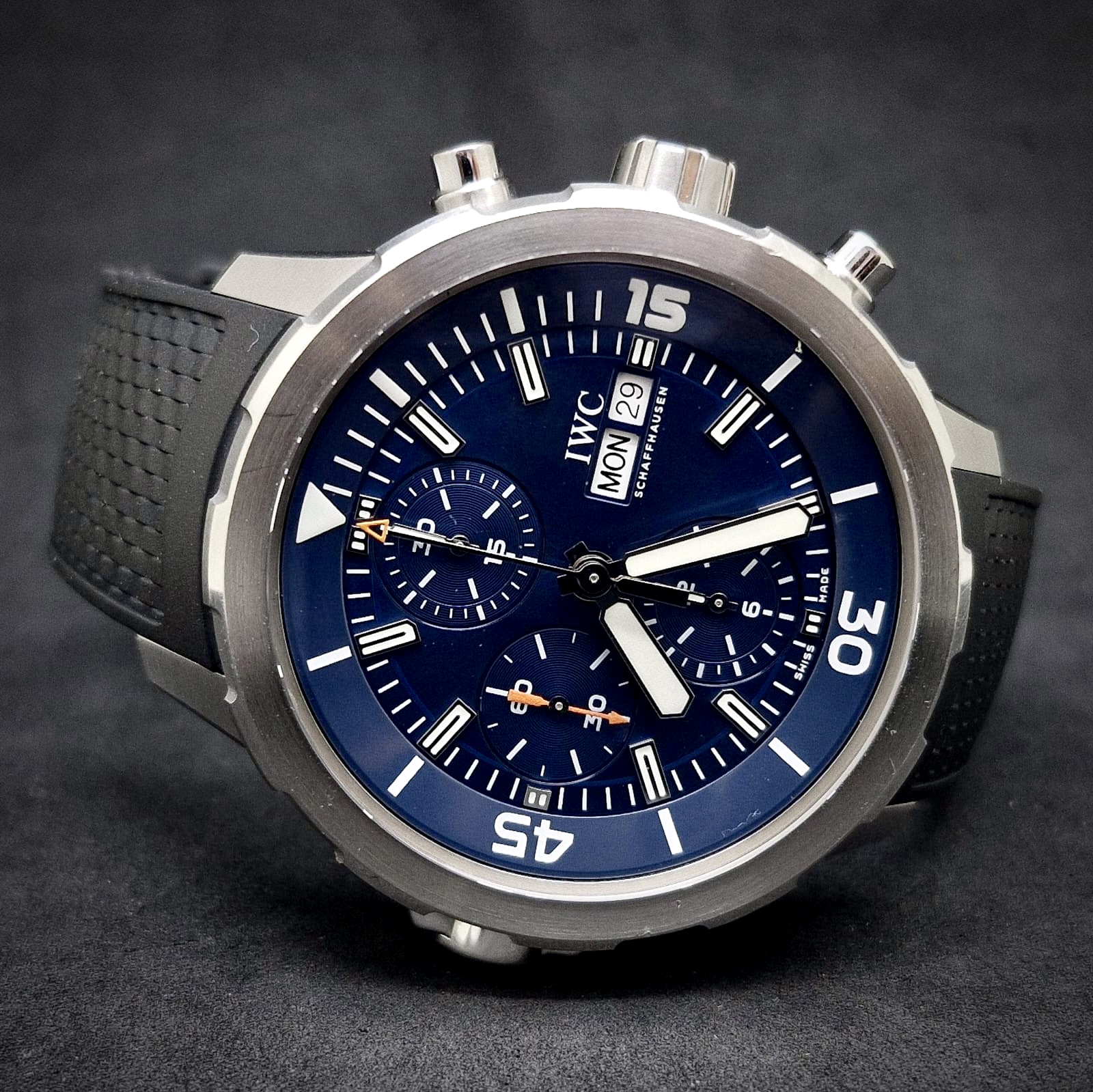 IWC AQUATIMER CHRONOGRAPH -JACQUES COUSTEAU