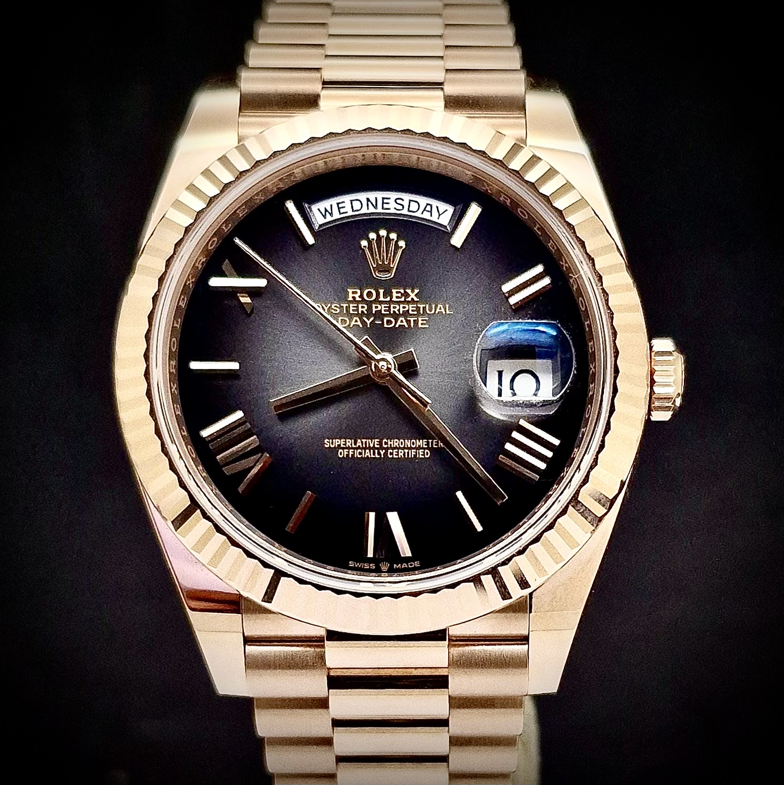 ROLEX DAY-DATE 40 ROSE GOLD