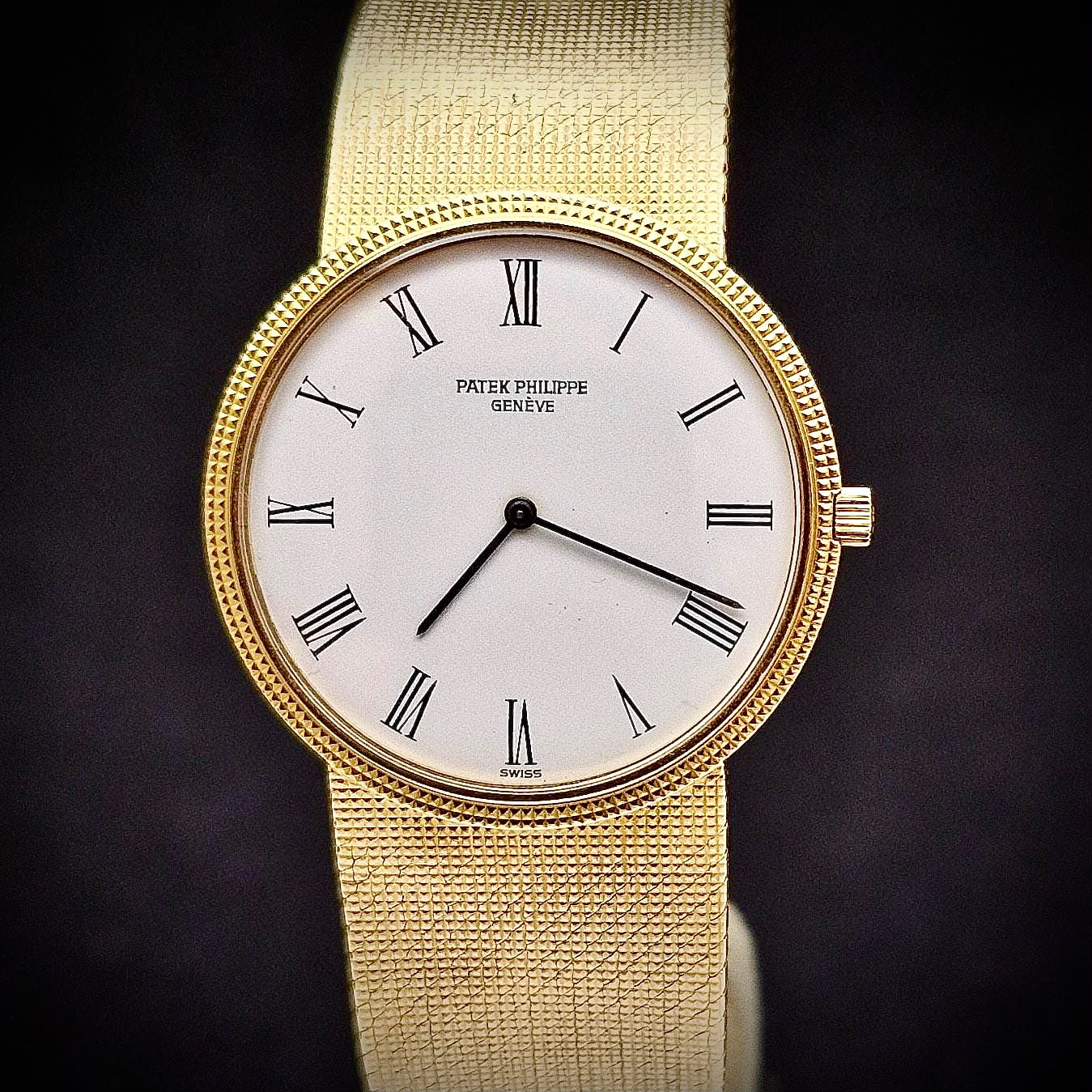 PATEK PHILIPPE CALATRAVA 18K YELLOW GOLD