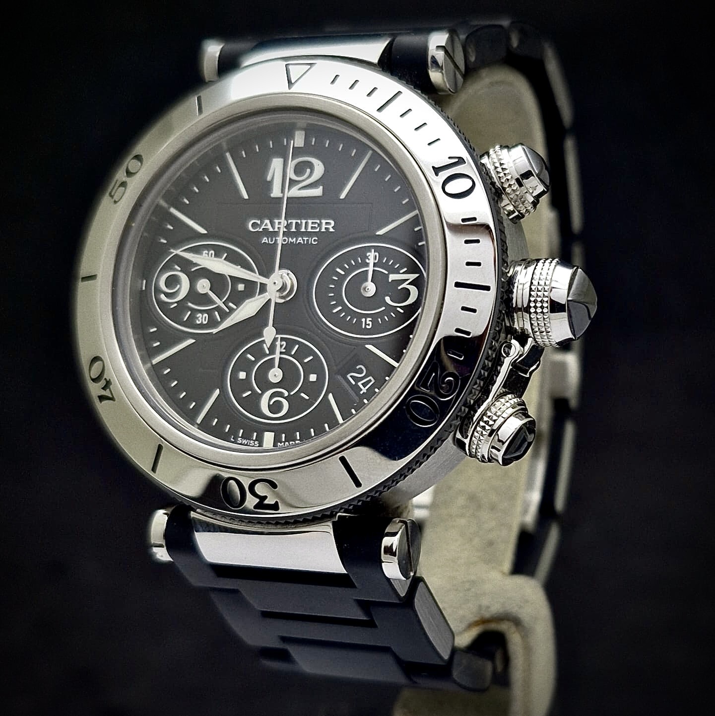 CARTIER PASHA SEATIMER CHRONOGRAPH