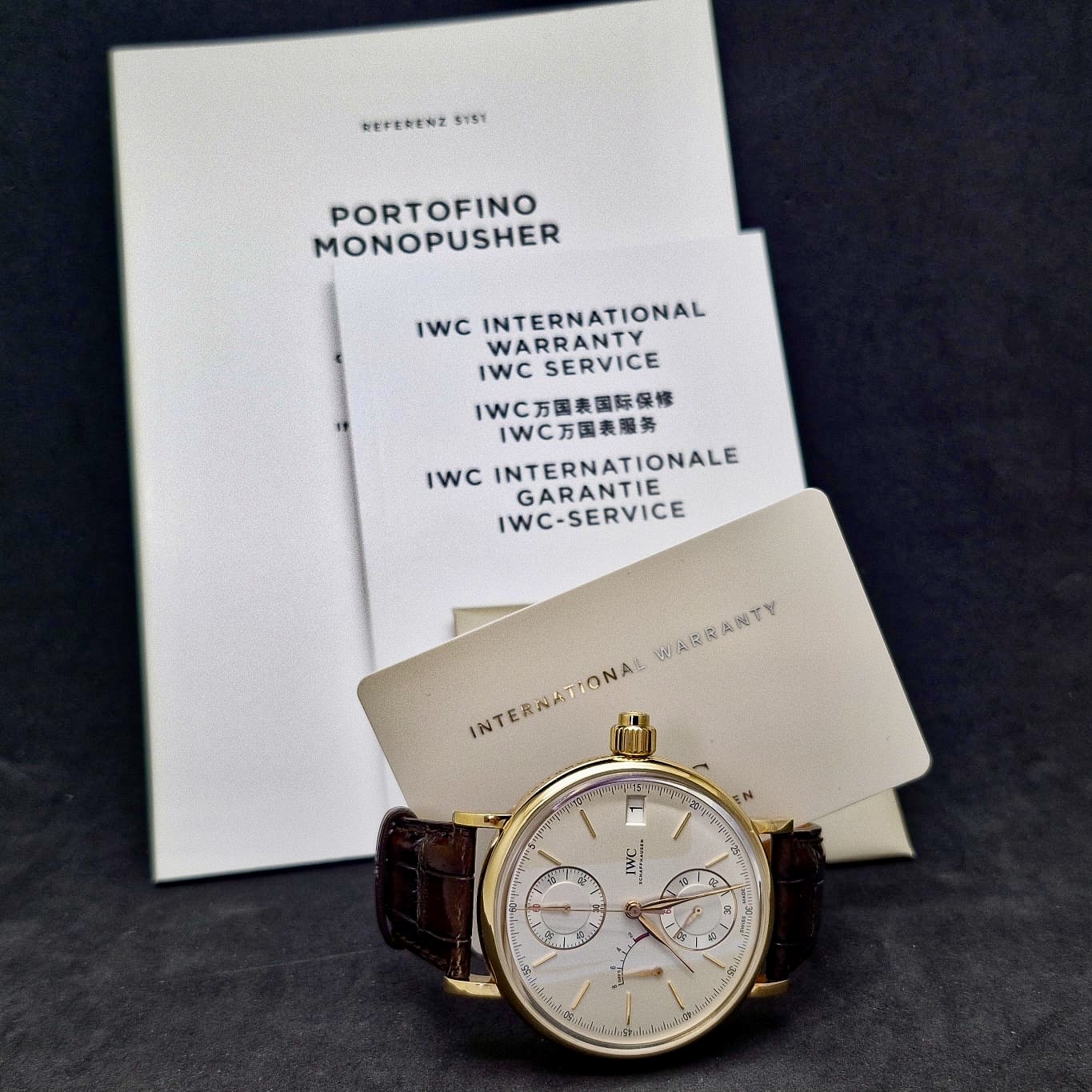 IWC PORTOFINO POWER RESERVE 8 DAYS MONOPUSHER