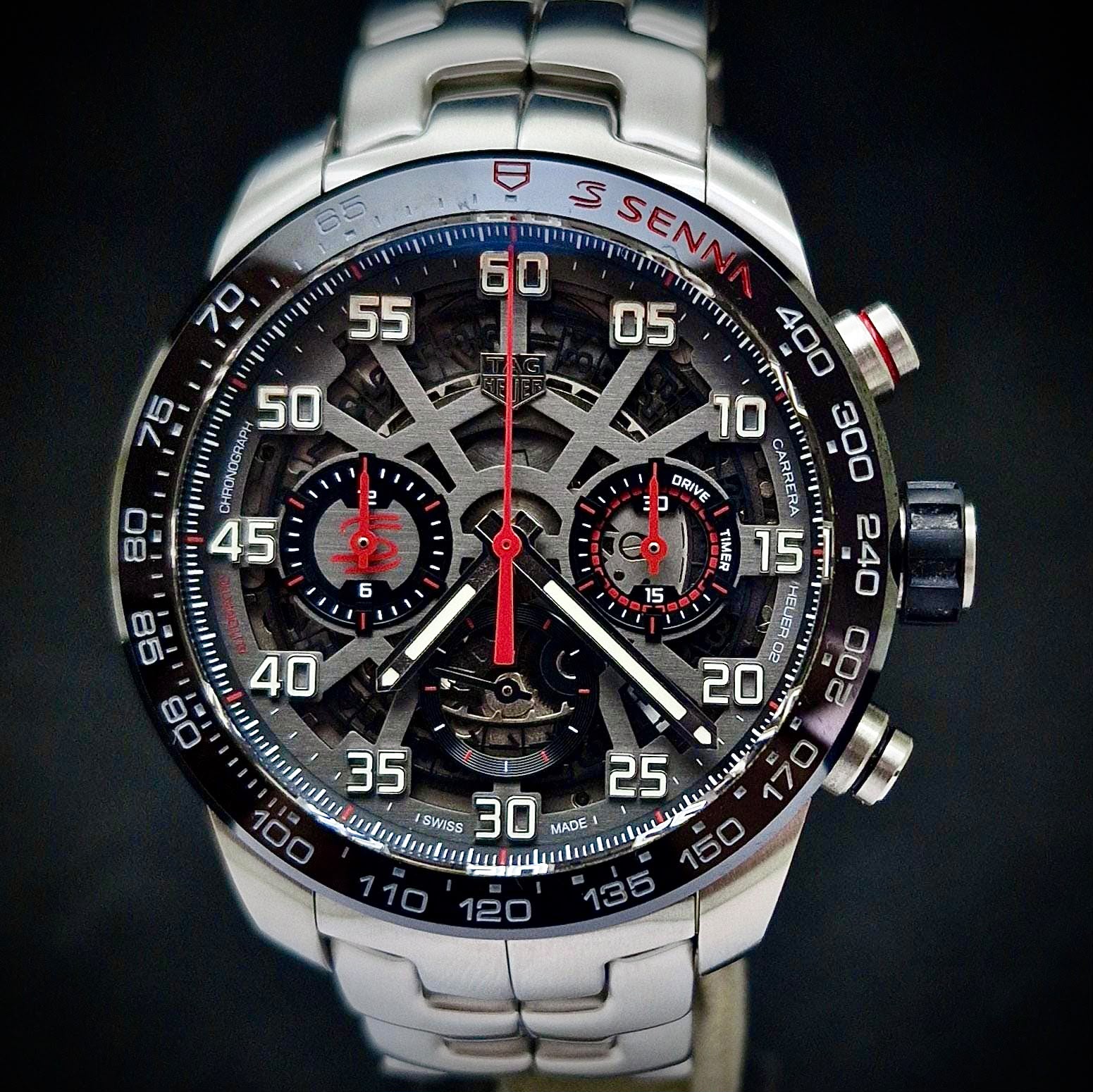 TAG HEUER CARRERA CALIBRE HEUER 02 AYRTON SENNA
