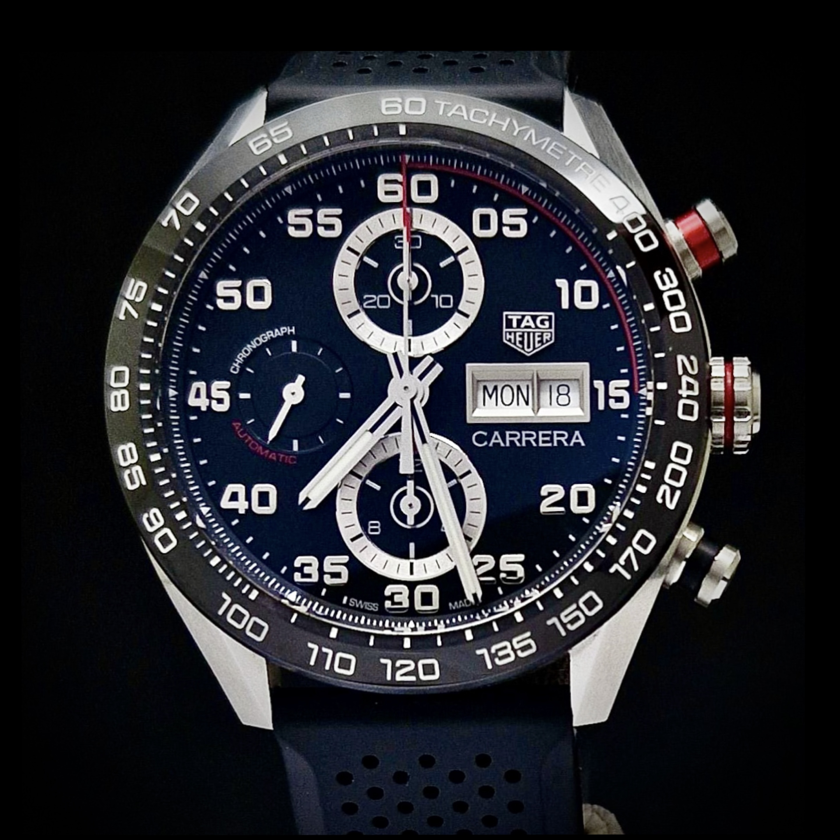 TAG HEUER CARRERA DAY-DATE CHRONOGRAPH