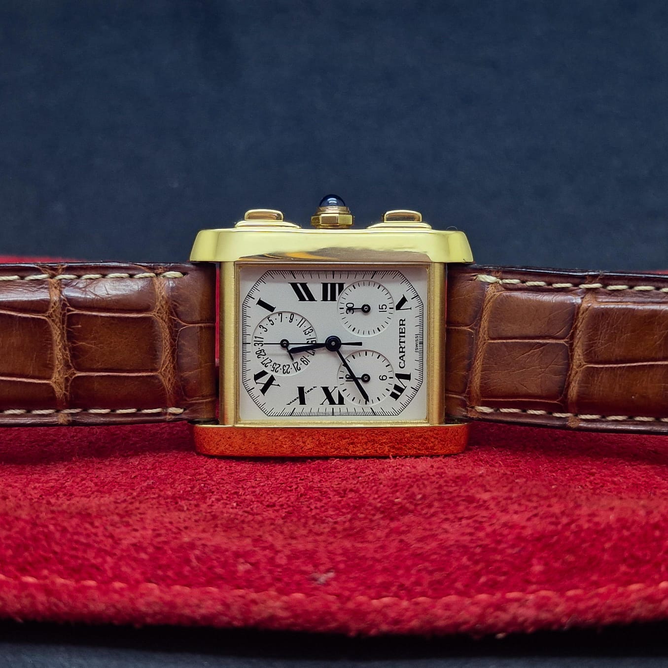 CARTIER TANK FRANCAISE CHRONOFLEX